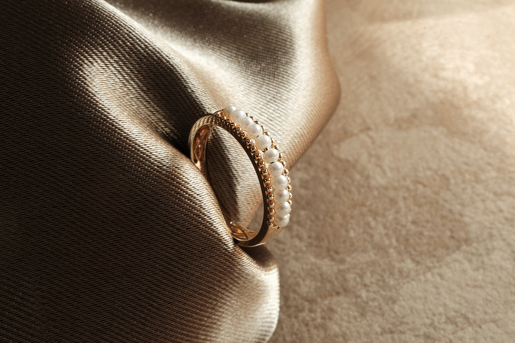 14K,天然珍珠,純K,戒指,輕奢珠寶