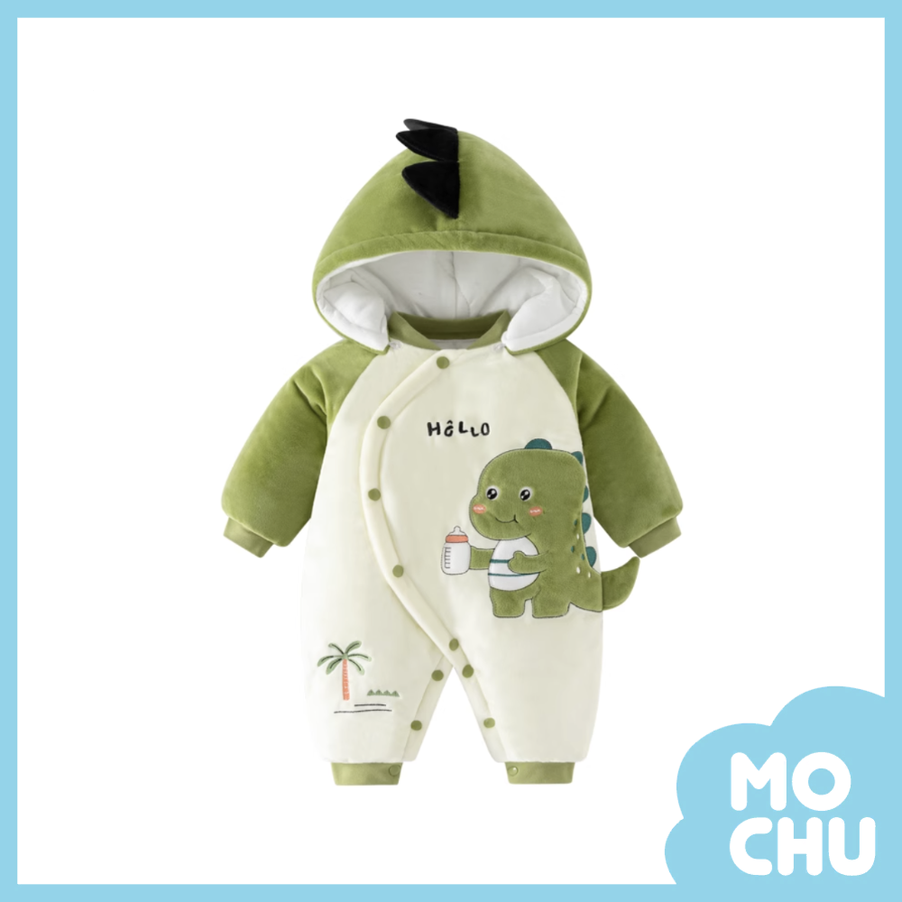 小奶龍加絨加厚連身衣