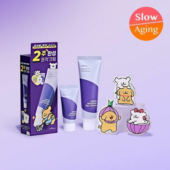 《Olive young連線》[Maltese Edition]Isntree Onion Newpair Gel Cream 50ml Set (+Gel Cream 20ml+Phone Grip)