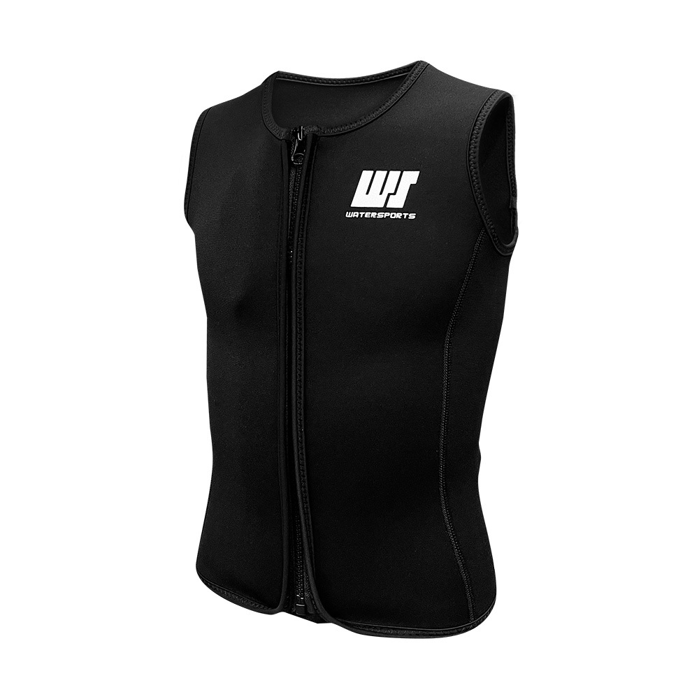 3mm 兒童 SCR 游泳保暖背心 - 黑