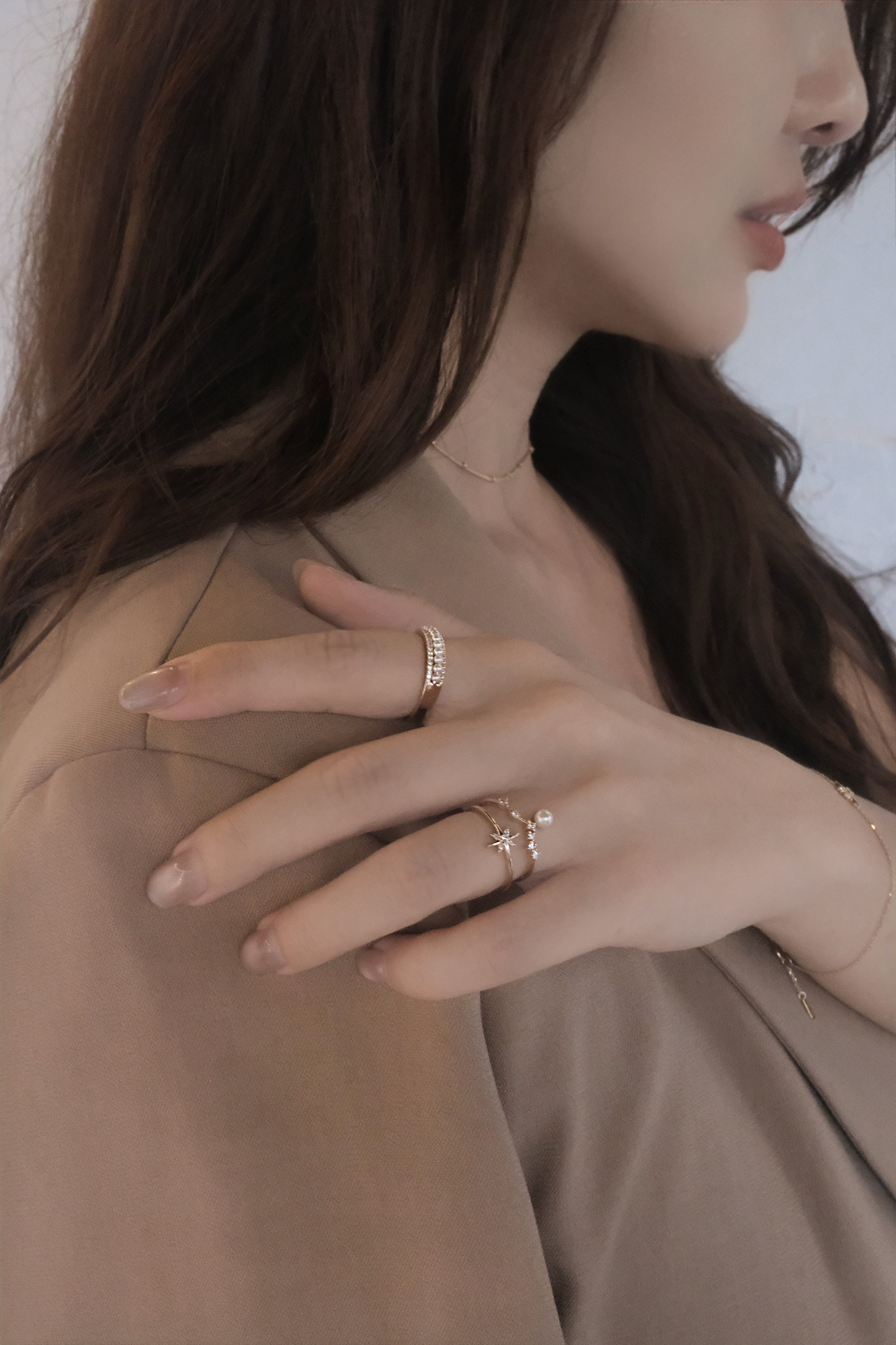 14K,天然珍珠,純K,戒指,輕奢珠寶