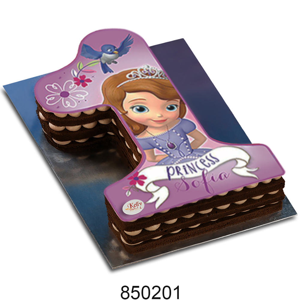 No. 1 Sofia Edible Image Cake