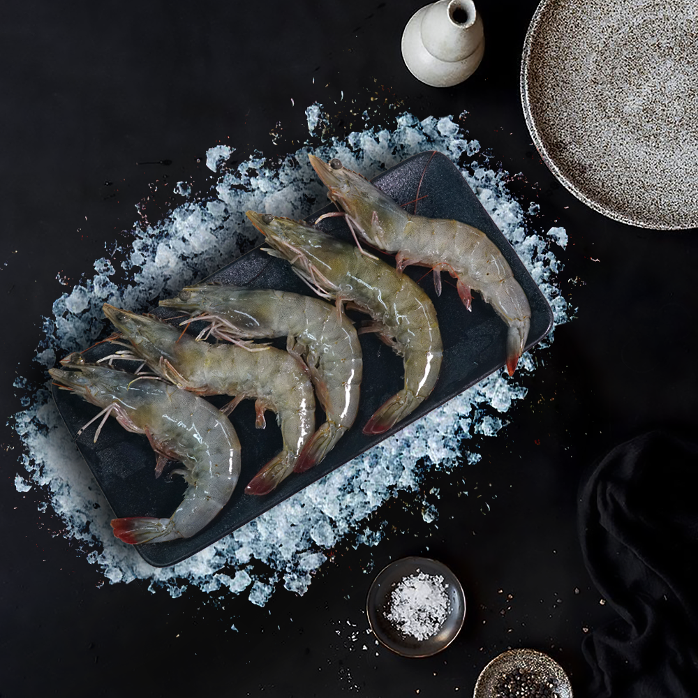 馬來西亞活凍白蝦850g±5%(約35-40隻)