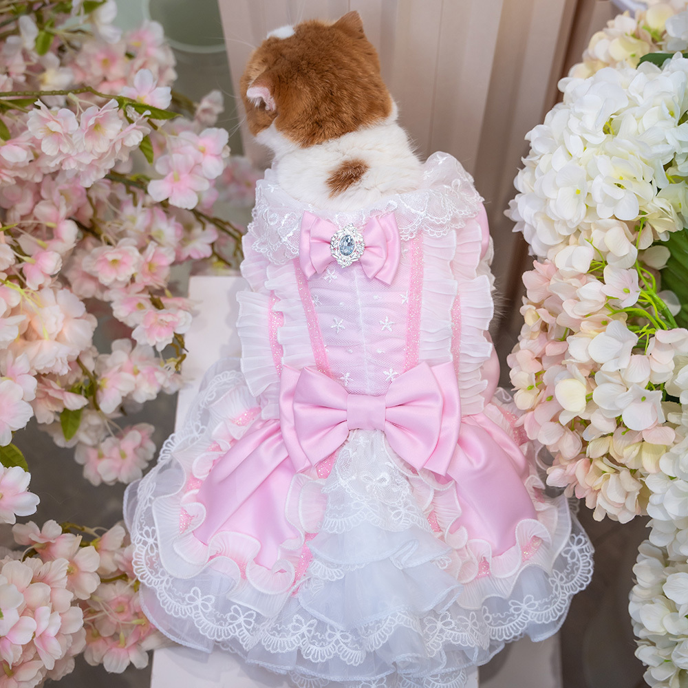 Pink Tiered Dress