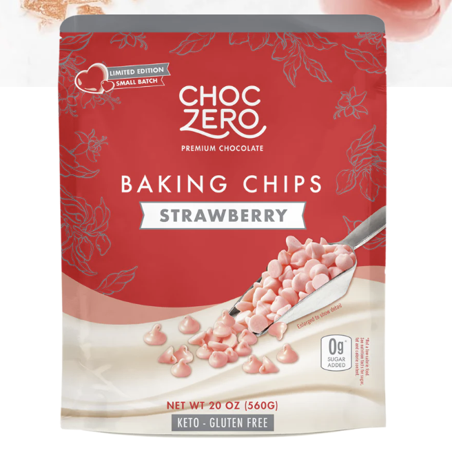 Choczero 無添加糖士多啤梨白朱古力粒 560g 大大包