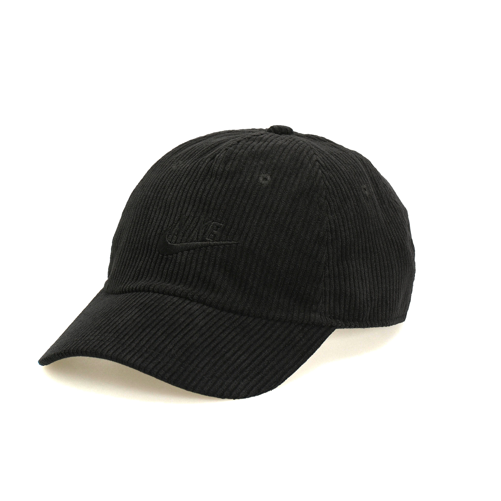 NIKE CLUB CAP 黑色 深海藍 燈芯絨 刺繡小標 可調式金屬扣 棒球帽 老帽【HF8919】