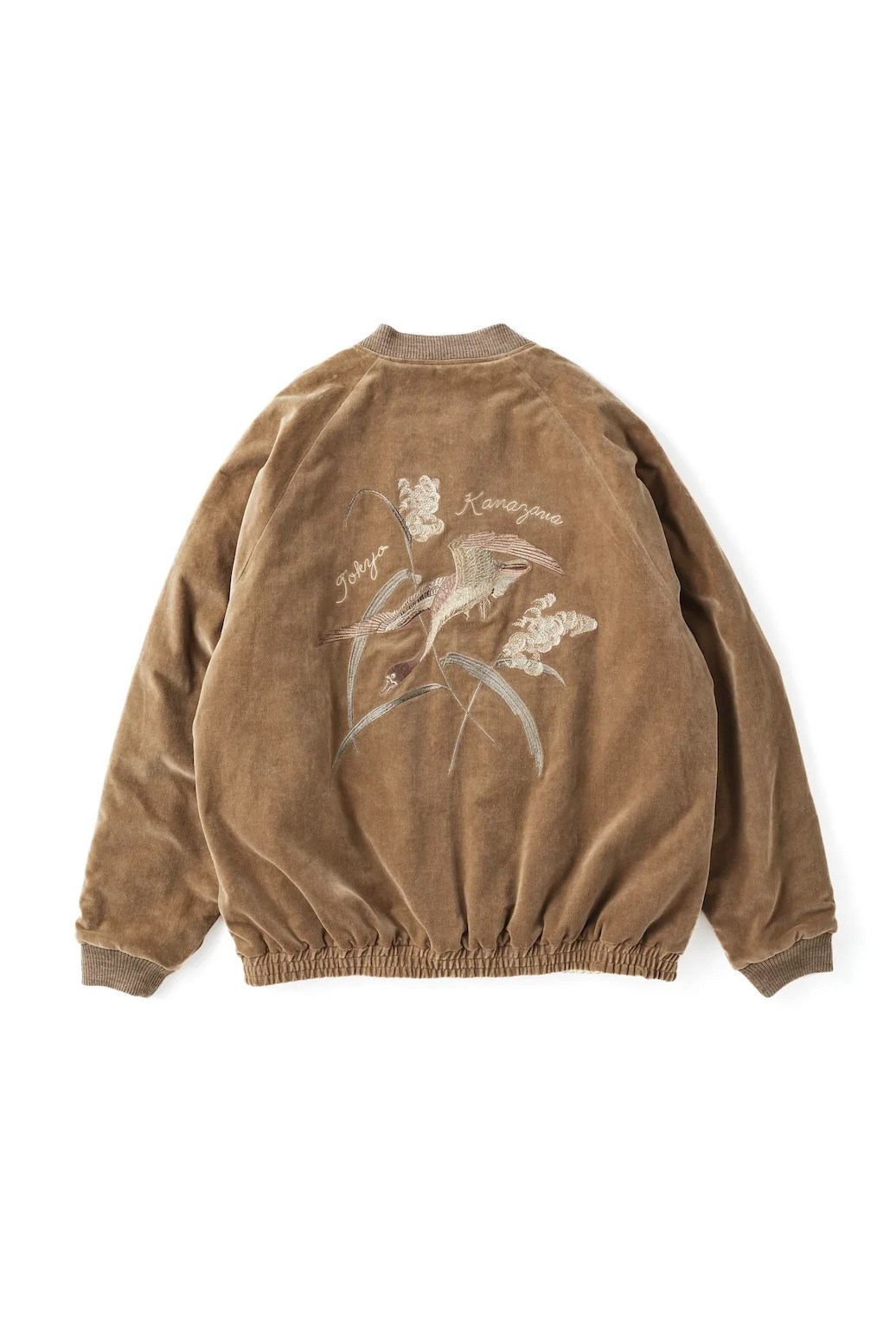 OLD JOE FADED VELVET SOUVENIR JACKET (3COL)