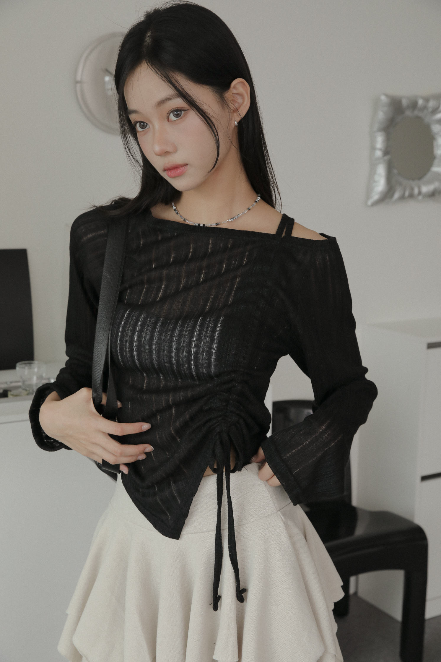 【Discount】Ellie Shirring Top #上衣