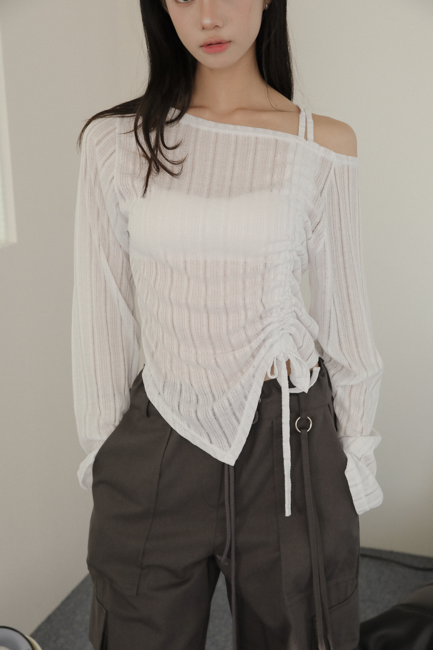 【Discount】Ellie Shirring Top #上衣