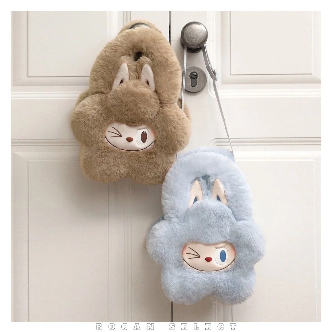 POPMART 泡泡瑪特 LABUBU 毛絨絨花花包