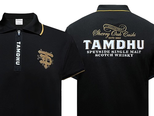 坦度 黑色polo衫