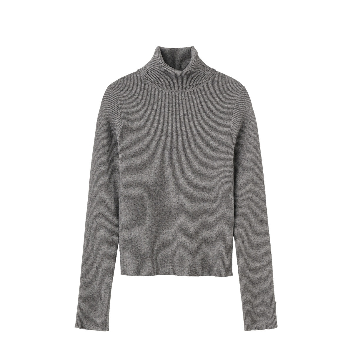 [GENERAL IDEA] RIBBED TURTLENECK PULLOVER