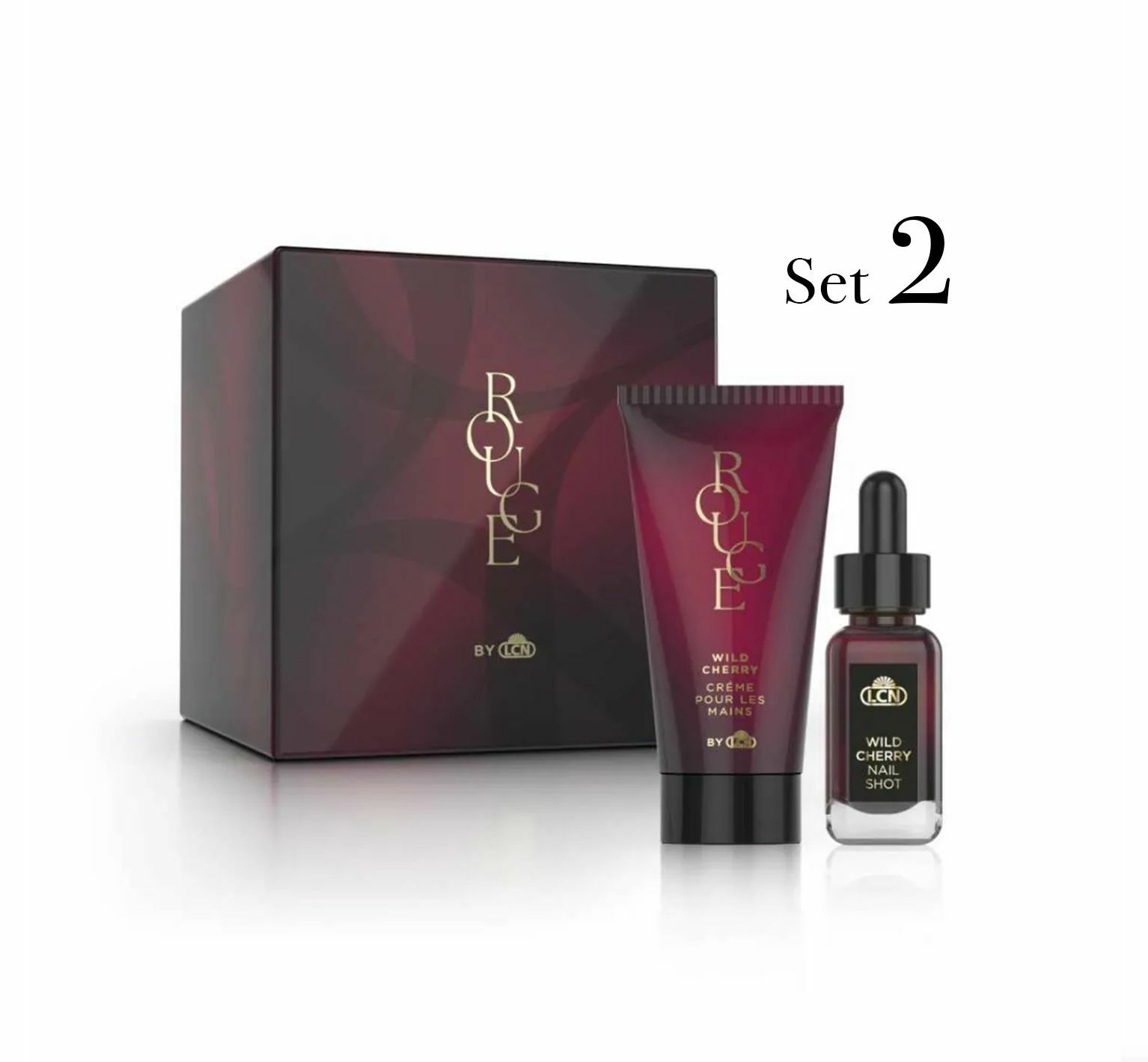 LCN (沉香野莓)嫣紅 - 美手潤甲護理Set 2
