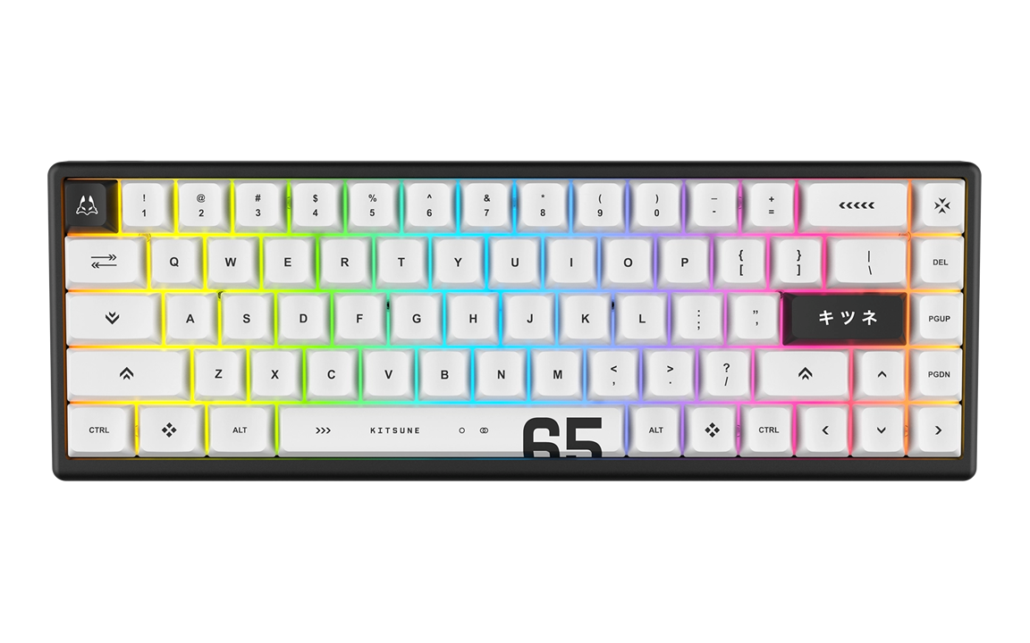 Arbiter Studio Polar 65/75 PRO 哥吉拉/雪狐限量款有線磁軸機械 Arbiter Studio Polar 65/75 PRO 哥吉拉/雪狐限量款有線磁軸機械