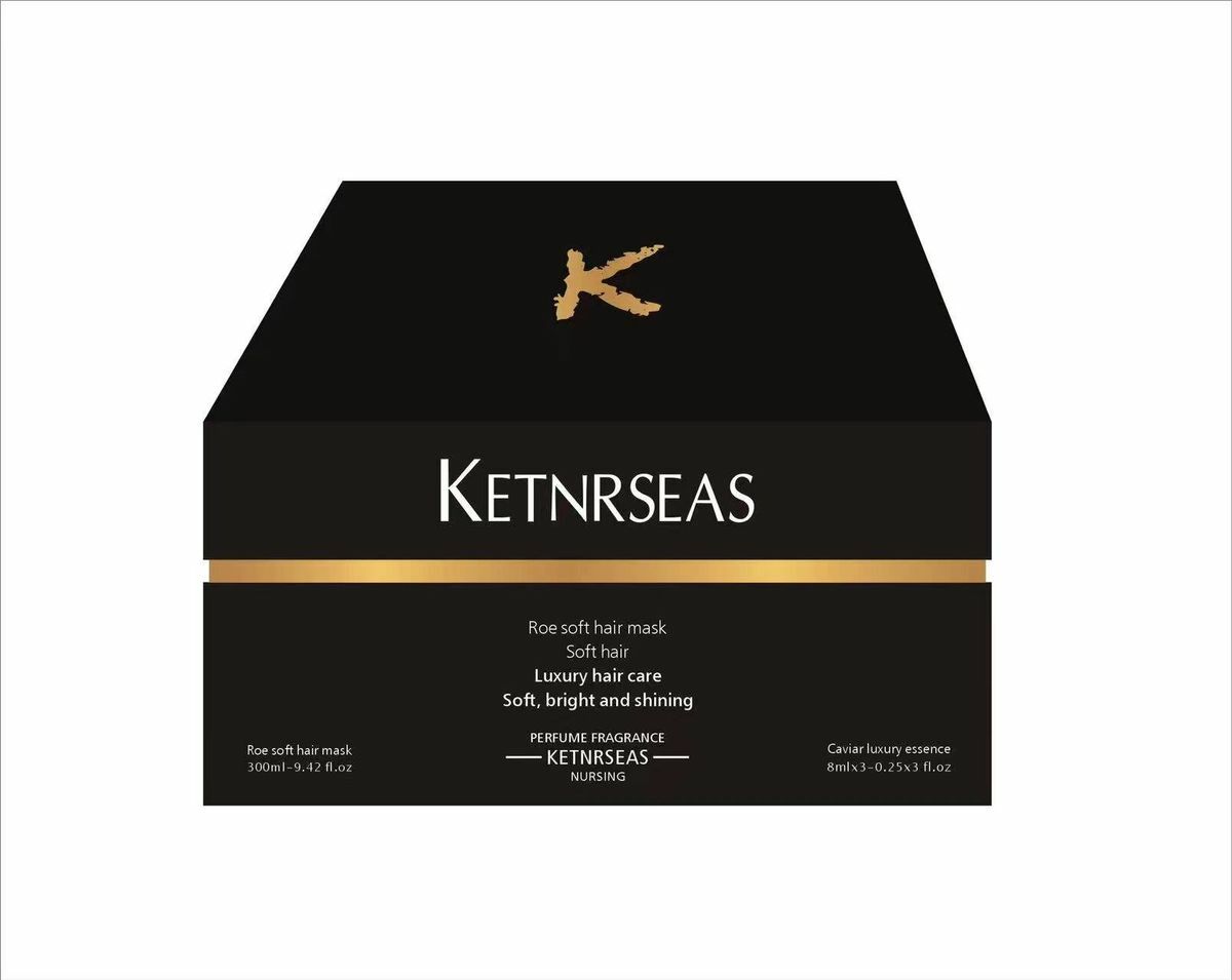 KETNRSEAS鱼籽柔顺发膜(套 盒）300ml*2+8ml*10