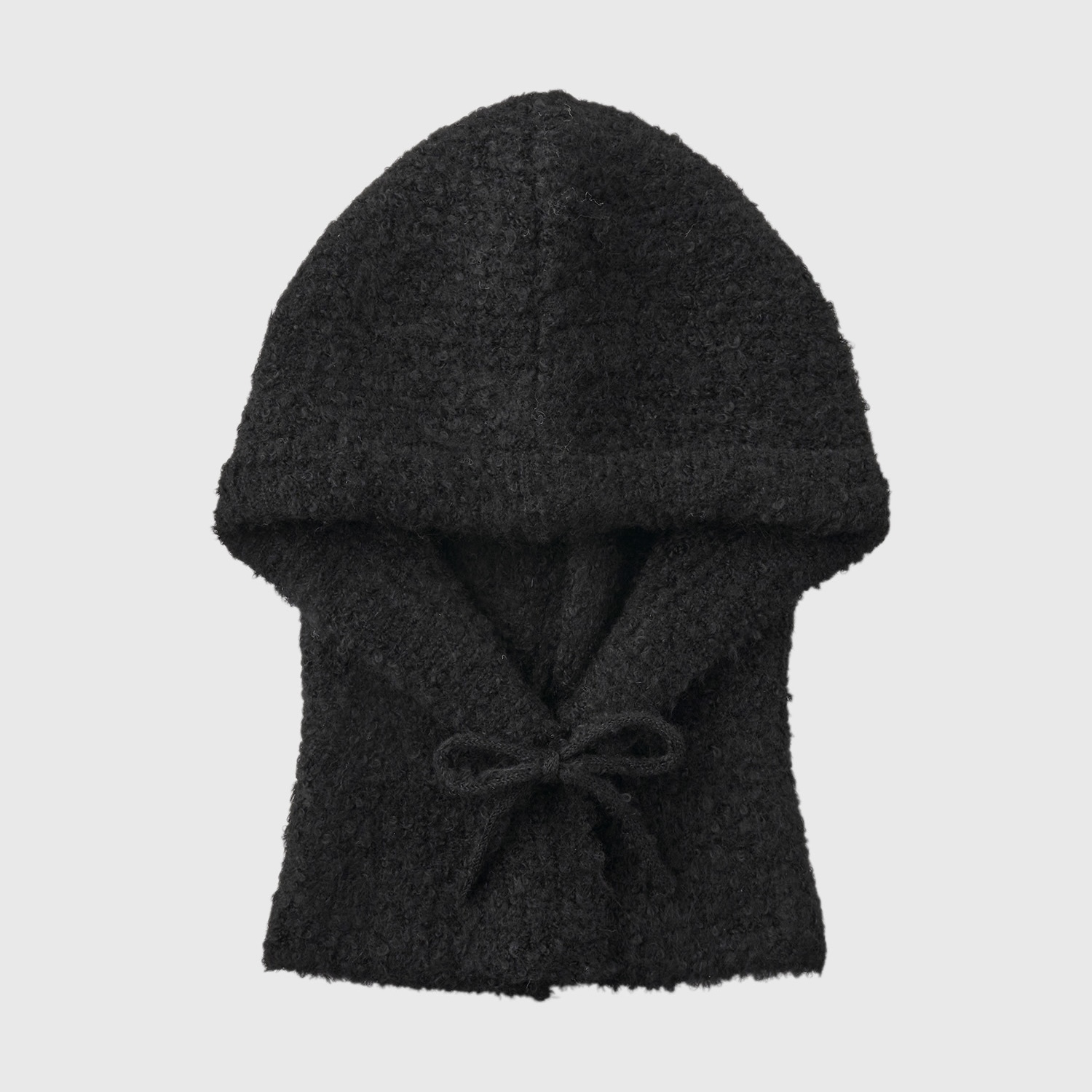 [GENERAL IDEA] WOOL BOUCLE BALACLAVA