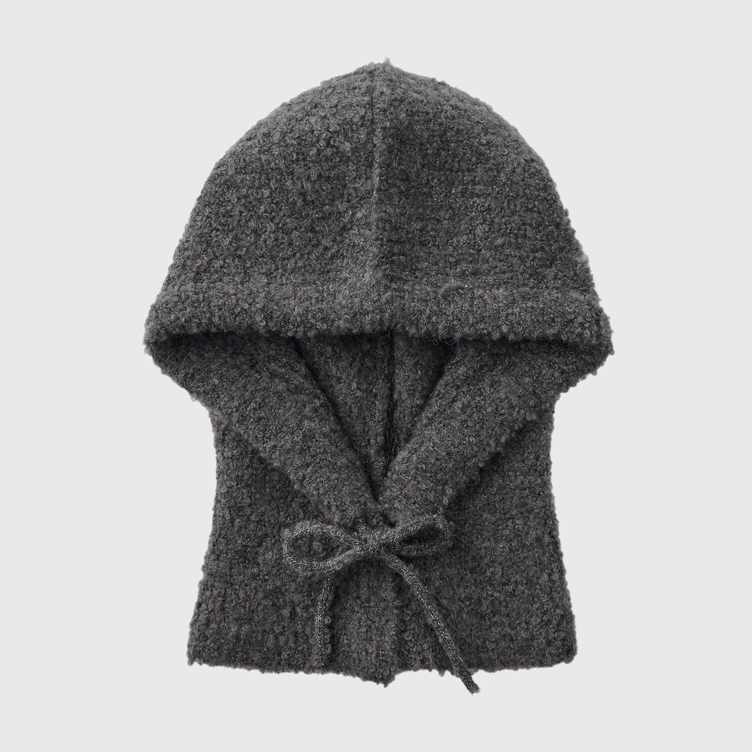 [GENERAL IDEA] WOOL BOUCLE BALACLAVA