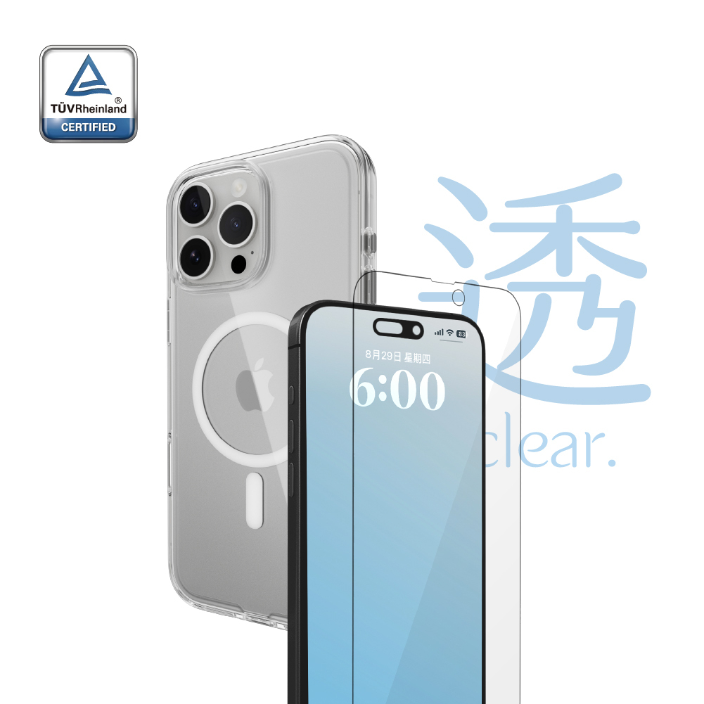 S-60 護眼貼＋【MAGEASY】Bright M 永不發黃軍規磁吸殼