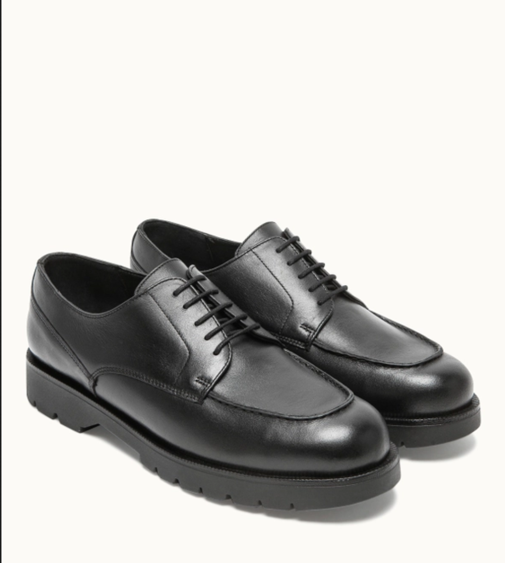 法國KLEMAN紳士皮鞋-FRODAN德比鞋-黑42號（現貨）