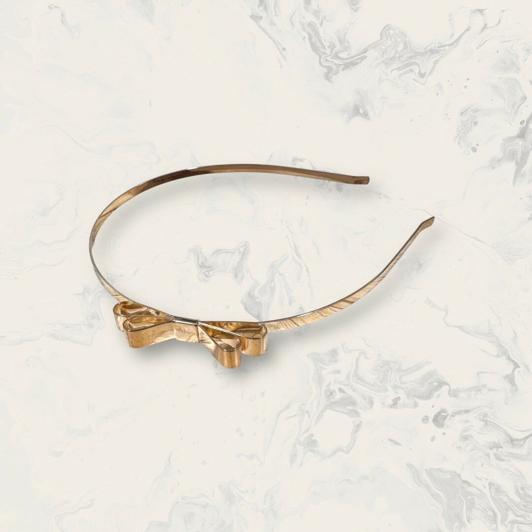 韓國直送髮飾 雙層蝴蝶結髮箍