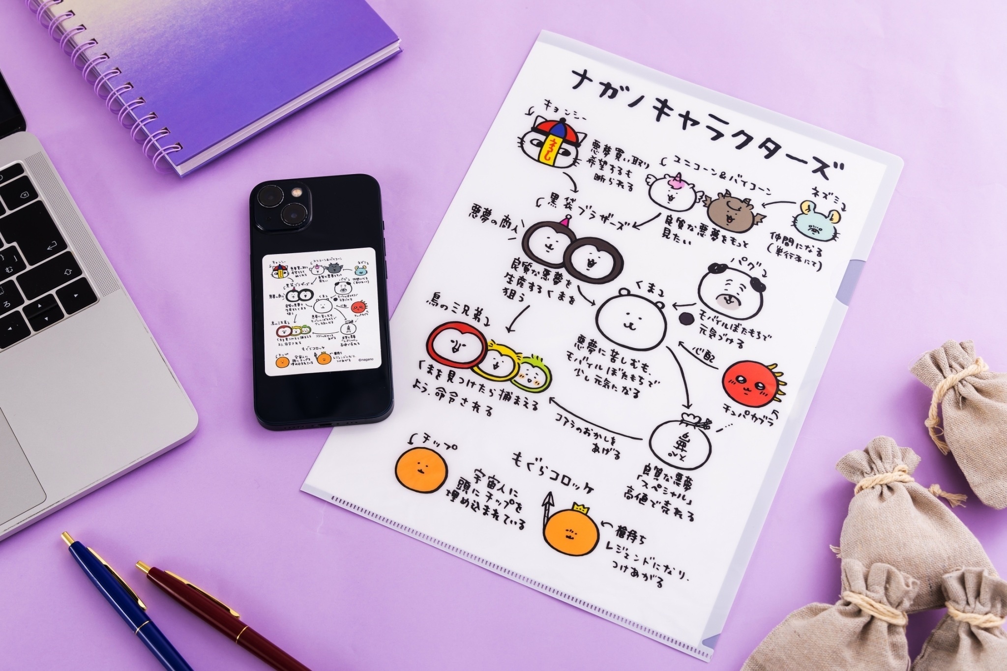 預訂｜Nagano Friends 關係圖貼紙