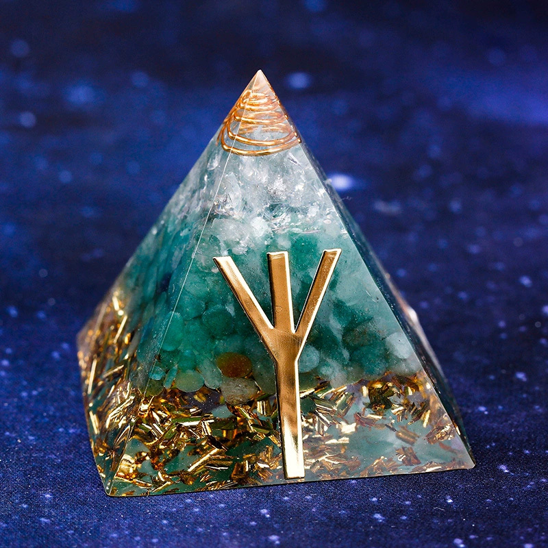 【能量金字塔】吸引/提升: 機會守護｜盧恩符文x奧根水晶