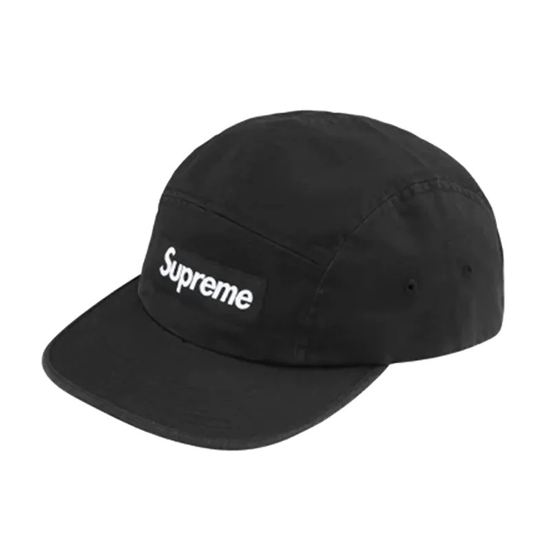 2024AW SUPREME WASHED CHINO TWILL CAMP CAP 五分割 老帽 帽子 現貨