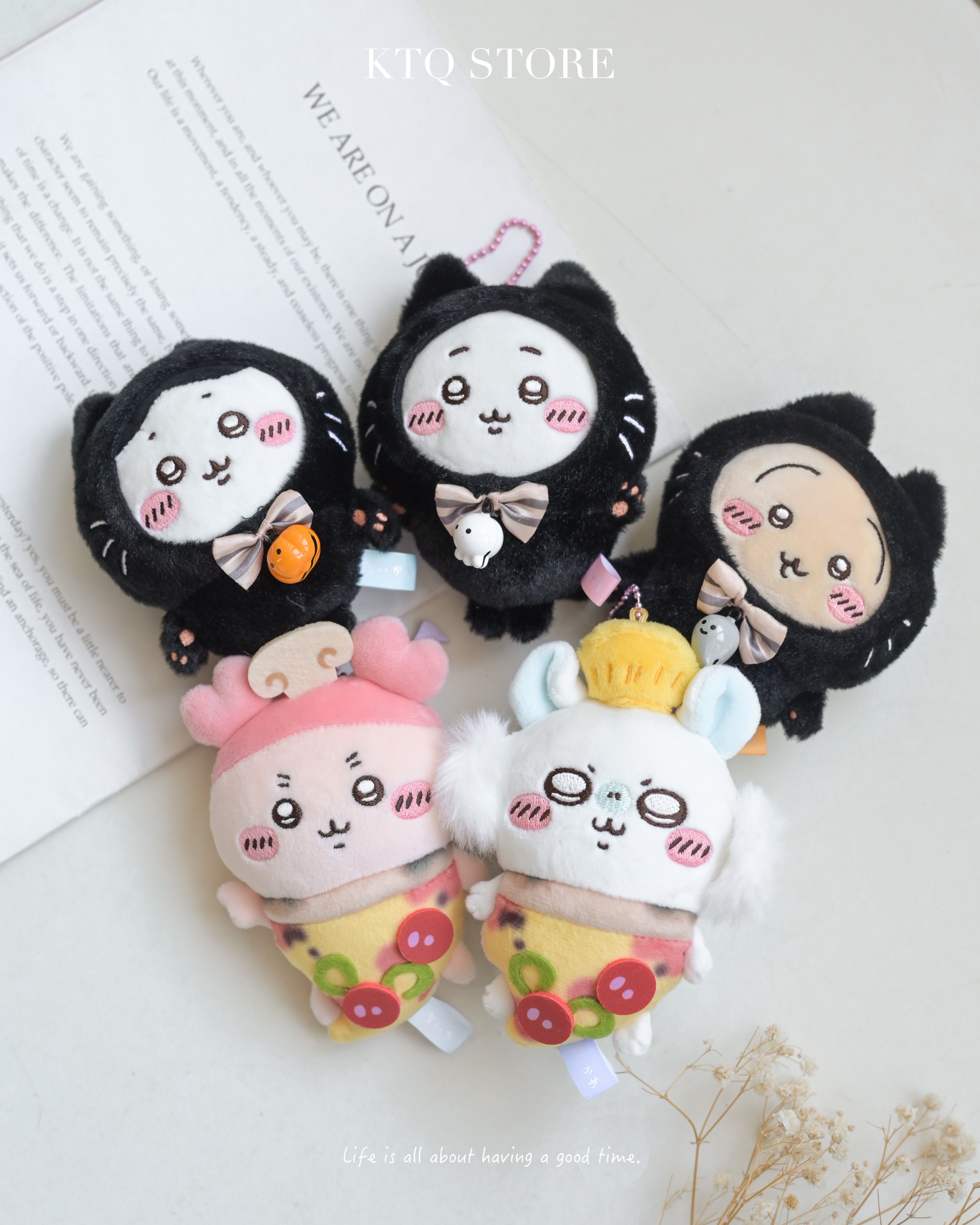 KTQ STORE ‧ 日本 Chiikawa 吉伊卡哇 萬聖節新品 吉伊 小八 烏薩奇 小桃 古本