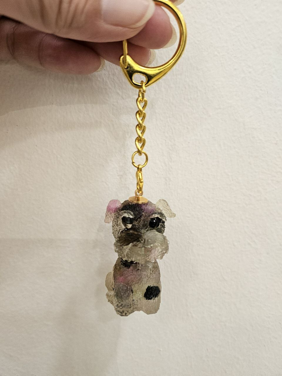 [S] GEMZ & CO BFG MINI TOURMALINE SCHNAUZER KEYCHAIN, X50 (X50)