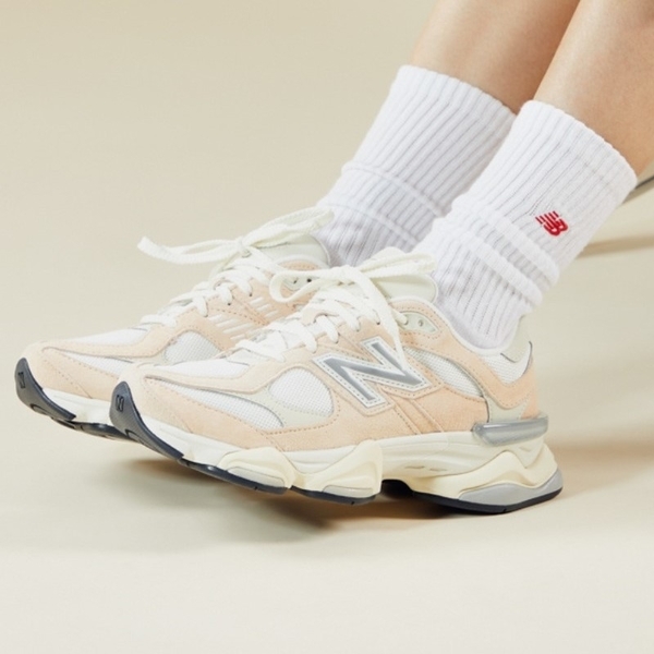 NEW BALANCE 休閒鞋 NB 9060 櫻花粉 麂皮 復古 女 U9060WNA