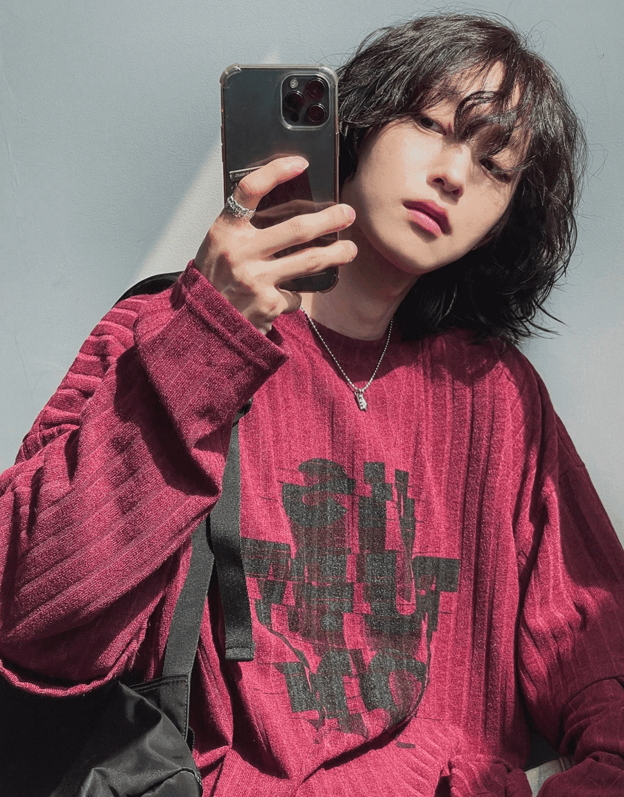 DIS分層長袖針織衫