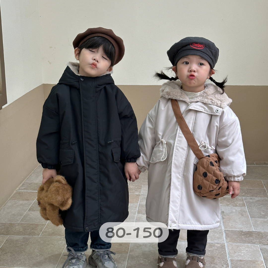 軟儒毛絨長版外套