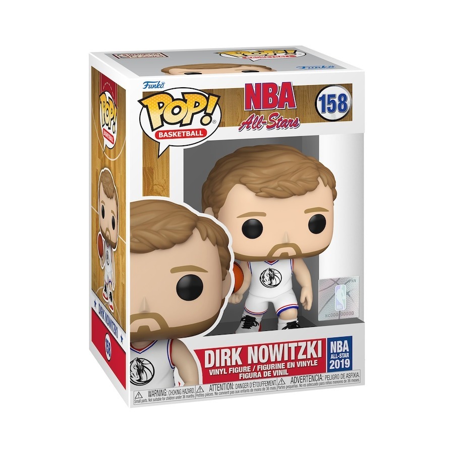 NBA公仔 Dirk Nowitzki 2019 明星賽白 #158 Funko Pop! Vinyl Figure 全新