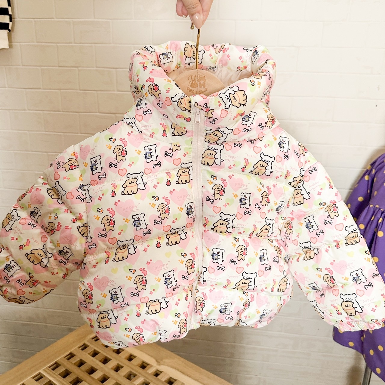 麻吉狗狗 小耳朵手塞棉外套