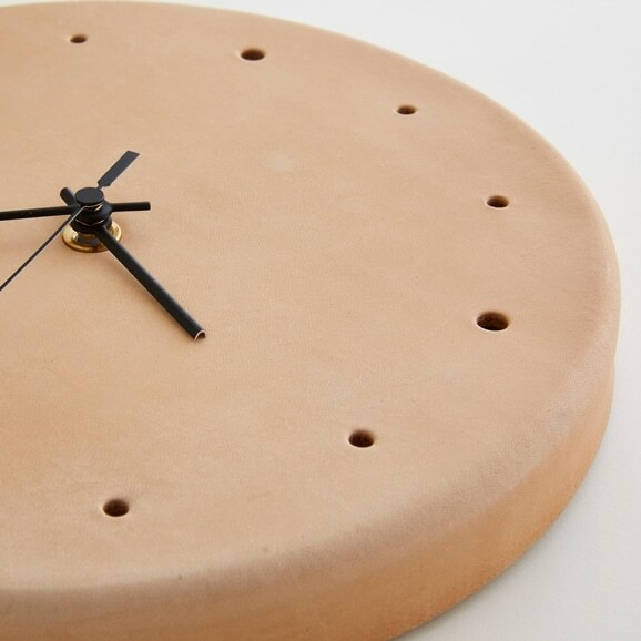 Hender Scheme CLOCK (COW LEATHER) - NATURAL PRE ORDER ITEM (預訂中)