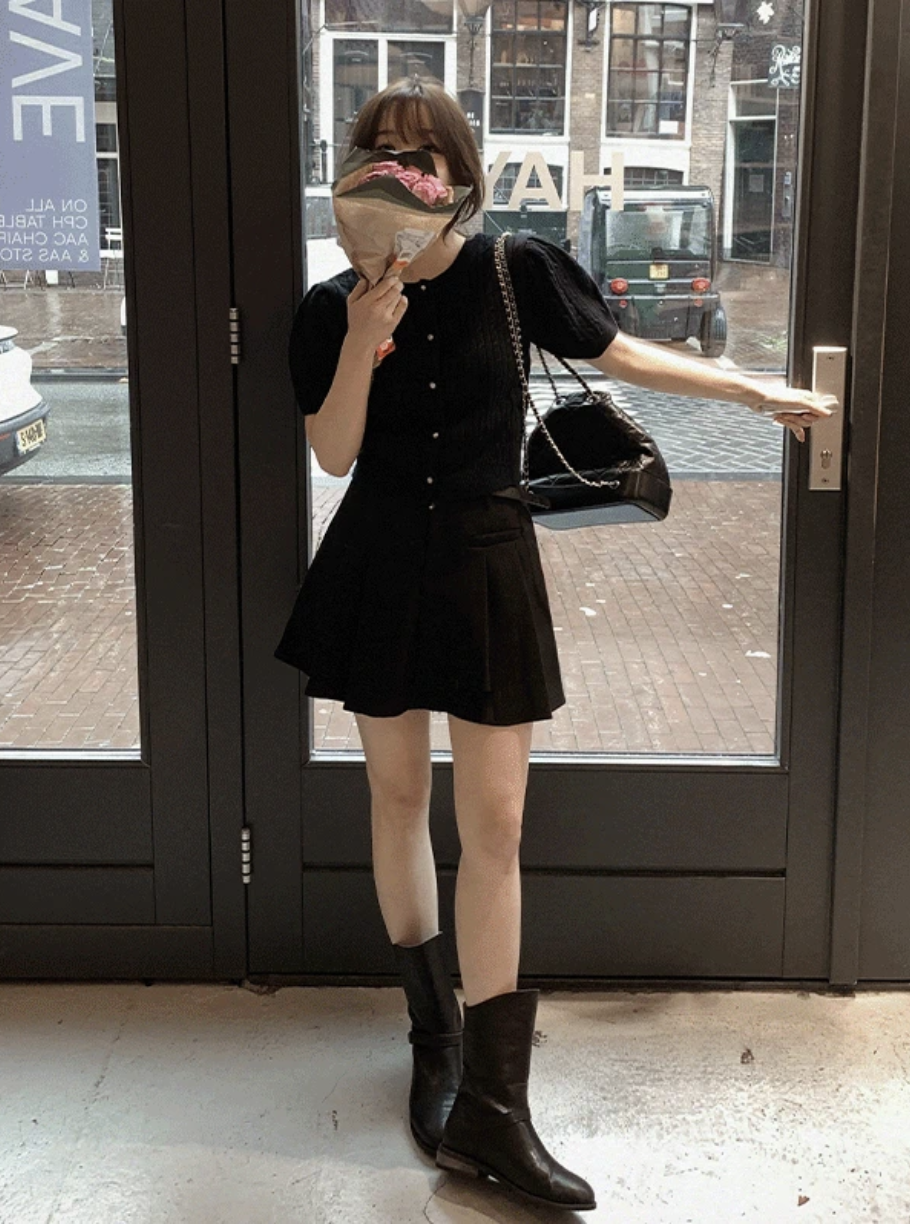 預訂｜SLOWAND #SLOWMADE Benny Silver Button Cable Cardigan (4 Color)