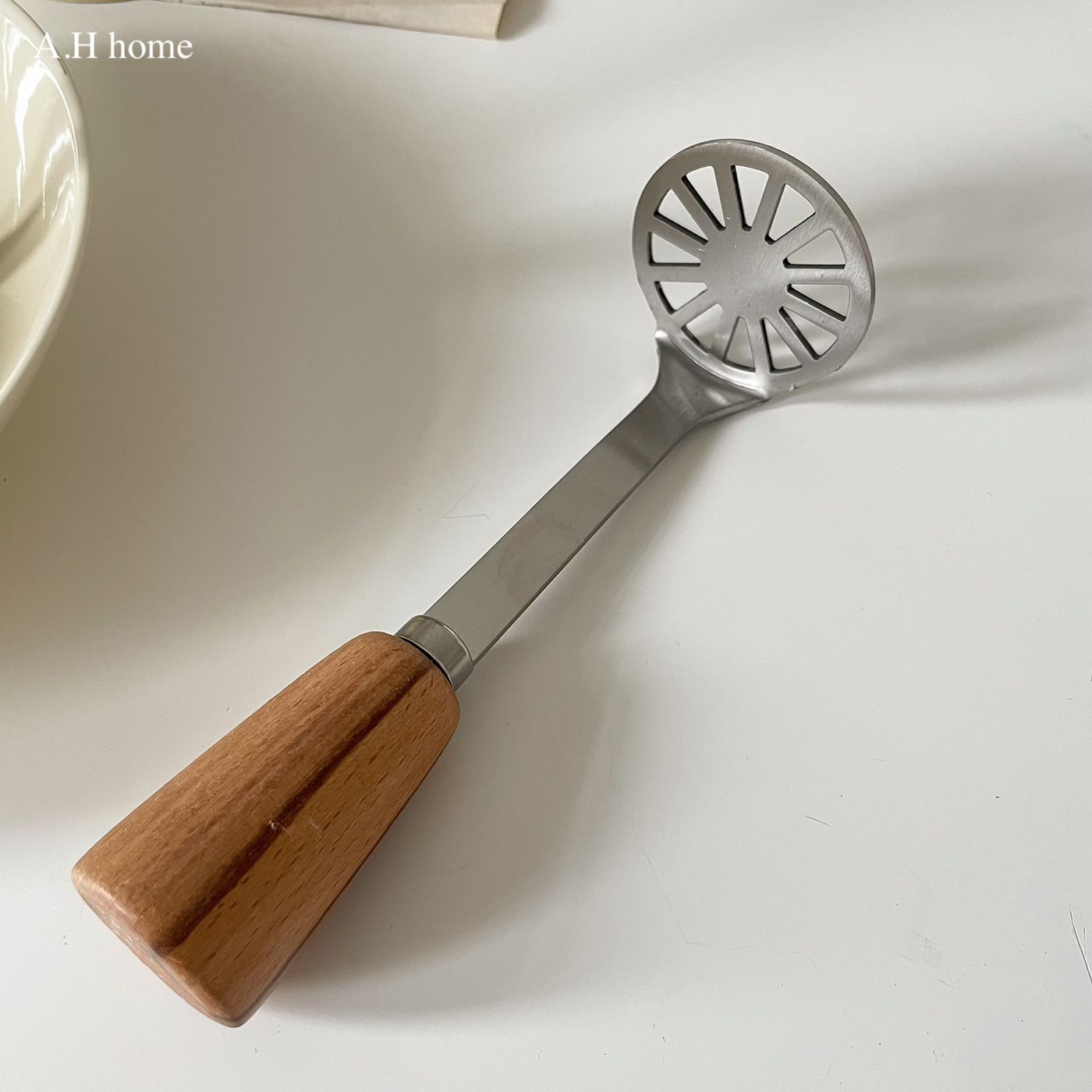 【ＡＨ592】韓國ins復古原木壓泥器