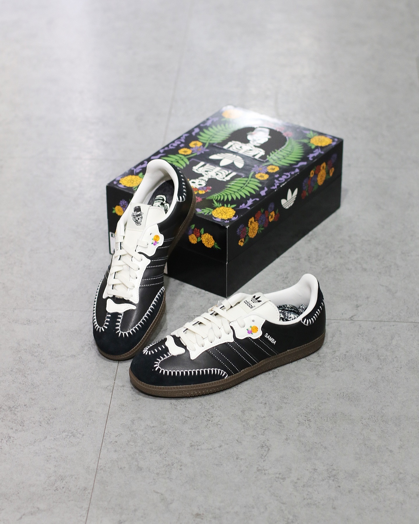 Adidas Originals SAMBA OG “Dia De Los Muertos Black  JI3932