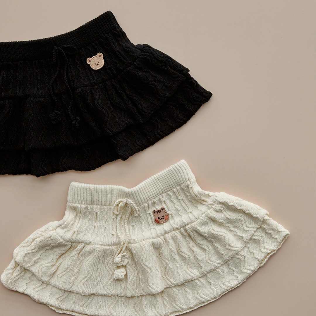 24F/W DTD暖暖校園風系列-毛線蛋糕短裙