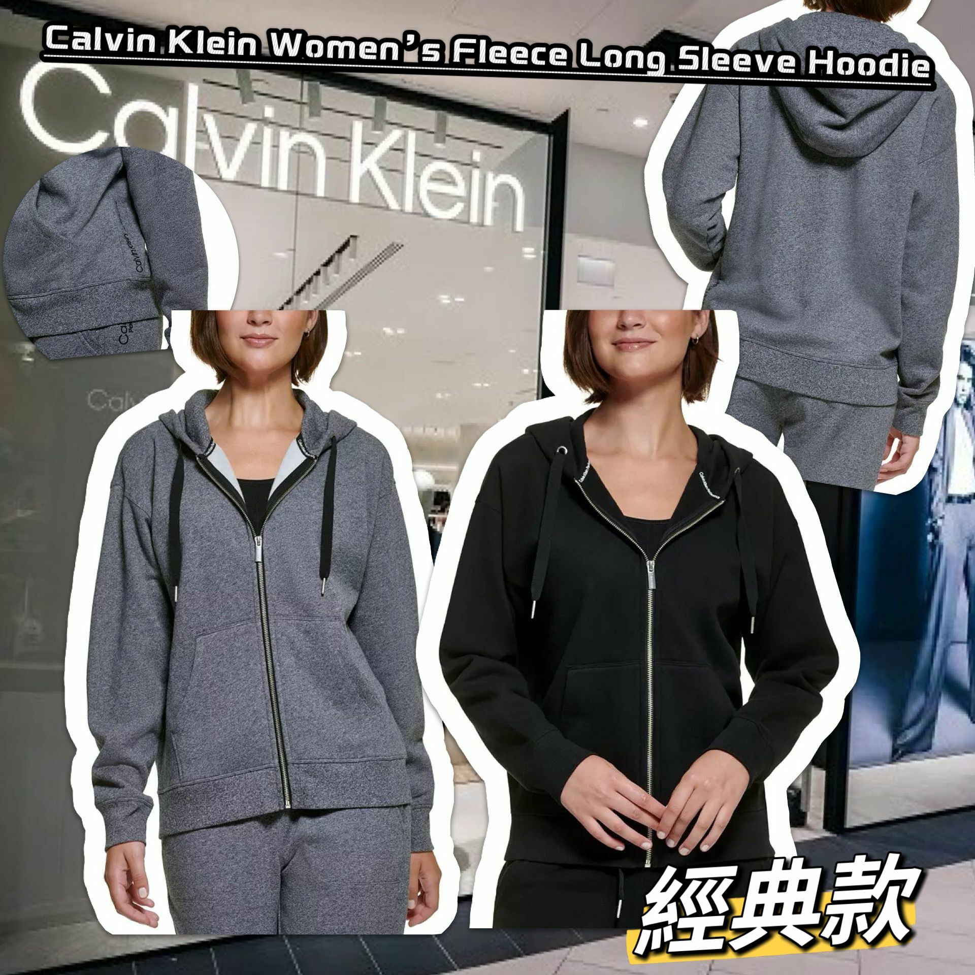 【預購】Calvin Klein  G103013 女裝拉鏈外套