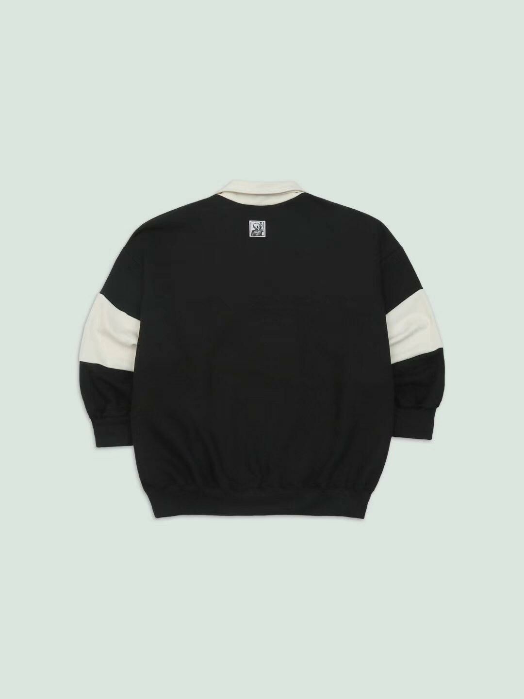 OverSize橫間長袖PoloTee SVXL-044T