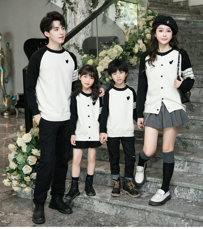 親子裝 愛心款針織外套 / 上衣 / 連身衣 80-160cm