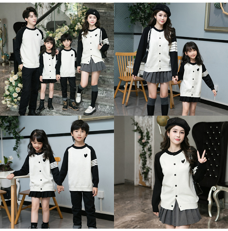 親子裝 愛心款針織外套 / 上衣 / 連身衣 80-160cm