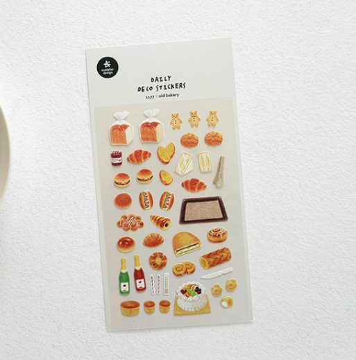 古早味烘焙 日常系列手帳貼紙#1177｜韓國Suatelier