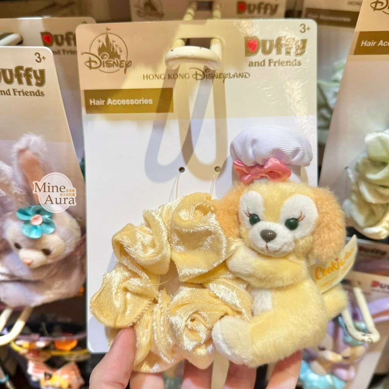 可琦安 餅乾 CookieAnn 絨毛抱抱 造型 髮束 大腸圈 髮飾 -香港迪士尼樂園