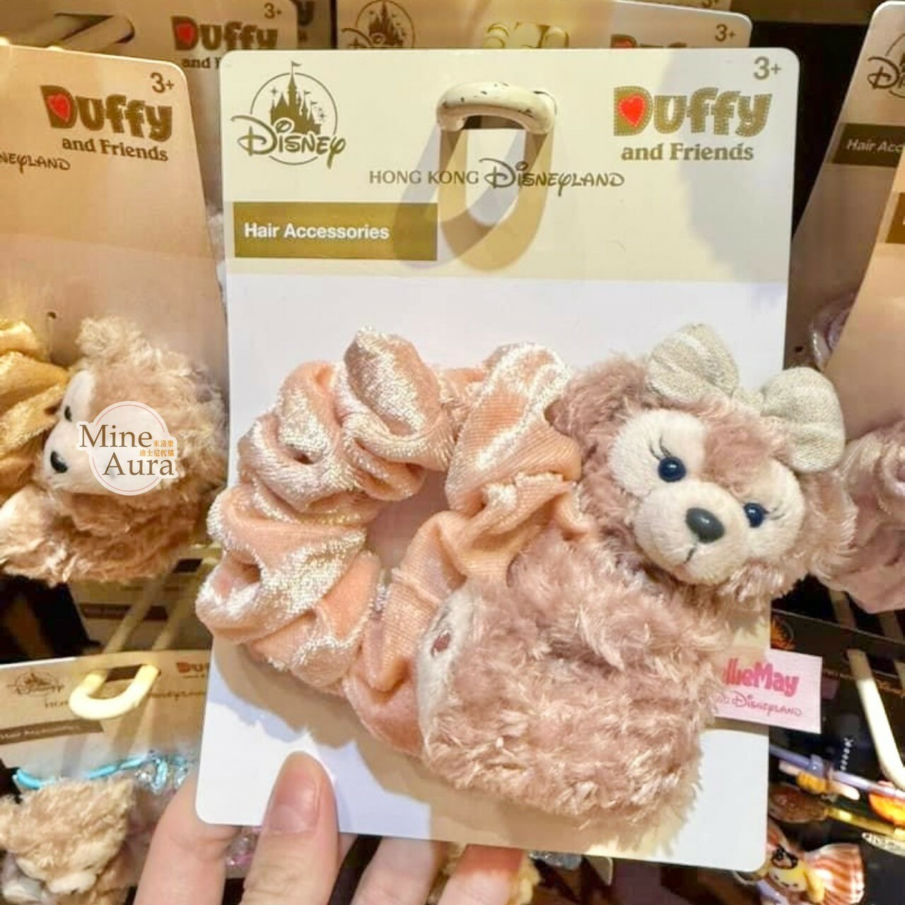 雪莉玫 ShellieMay 絨毛抱抱 造型 髮束 大腸圈 髮飾 -香港迪士尼樂園