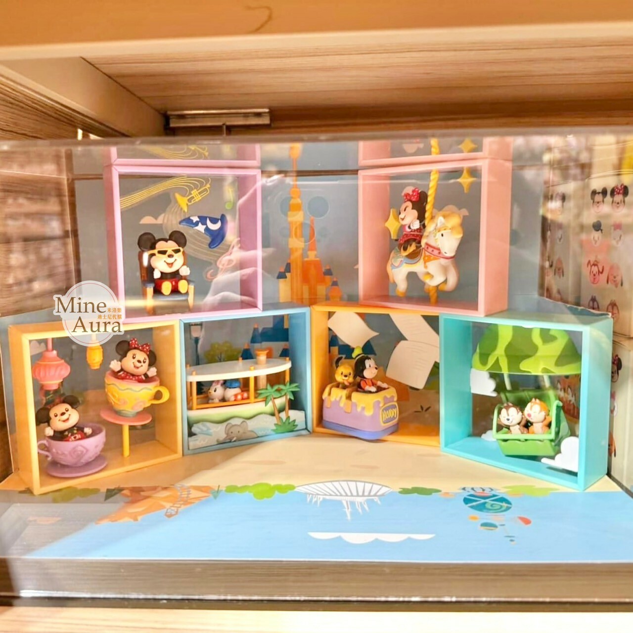 Happy Days 系列 米奇 Mickey 好友集合 迷你場景 擺飾品 盲選盒 盲盒 -香港迪士尼樂園