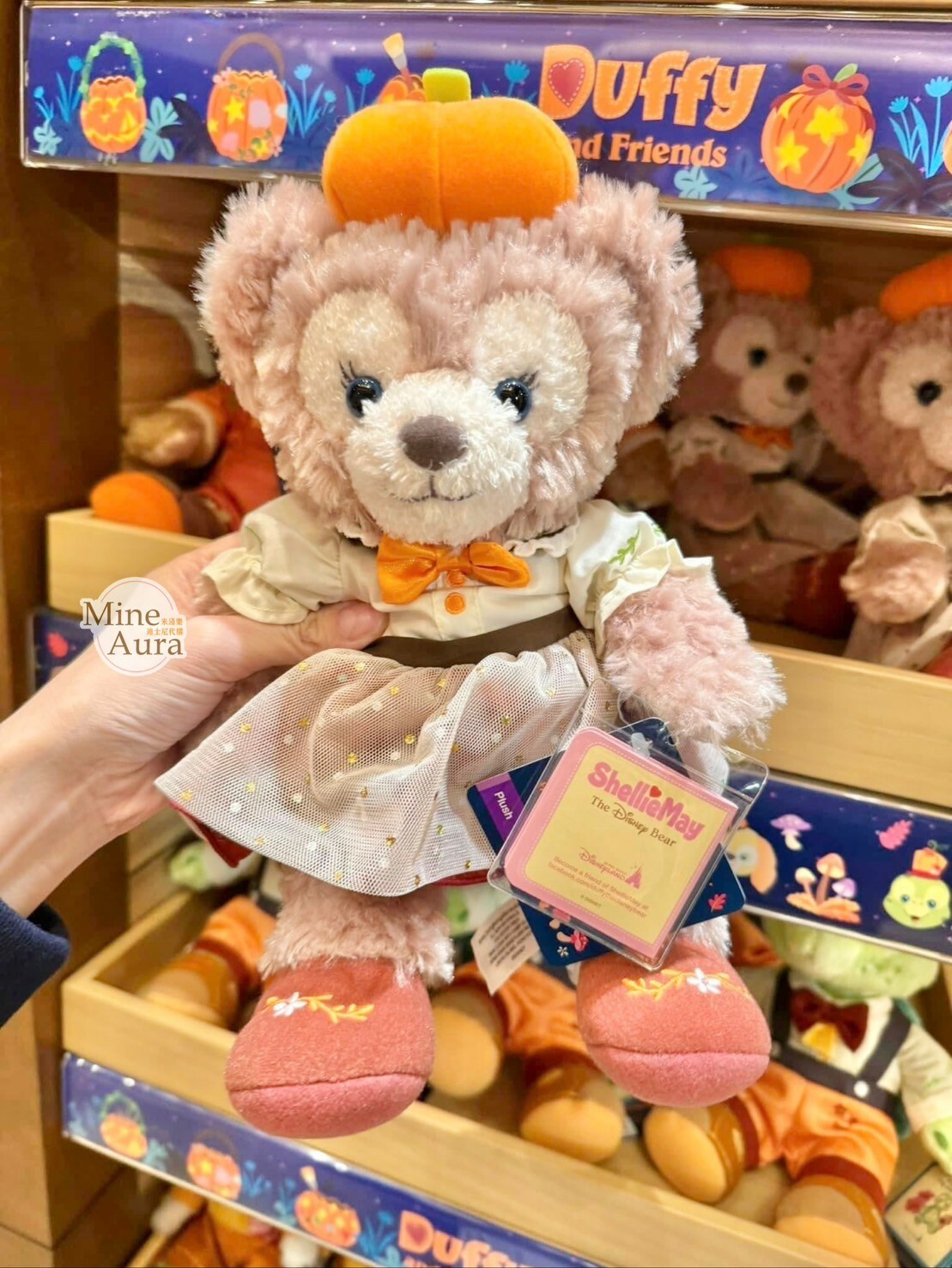 2024 萬聖節限定 達菲 Duffy 與好友們 雪莉玫 ShellieMay 絨毛 SS號 娃娃 玩偶 -香港迪士尼樂園