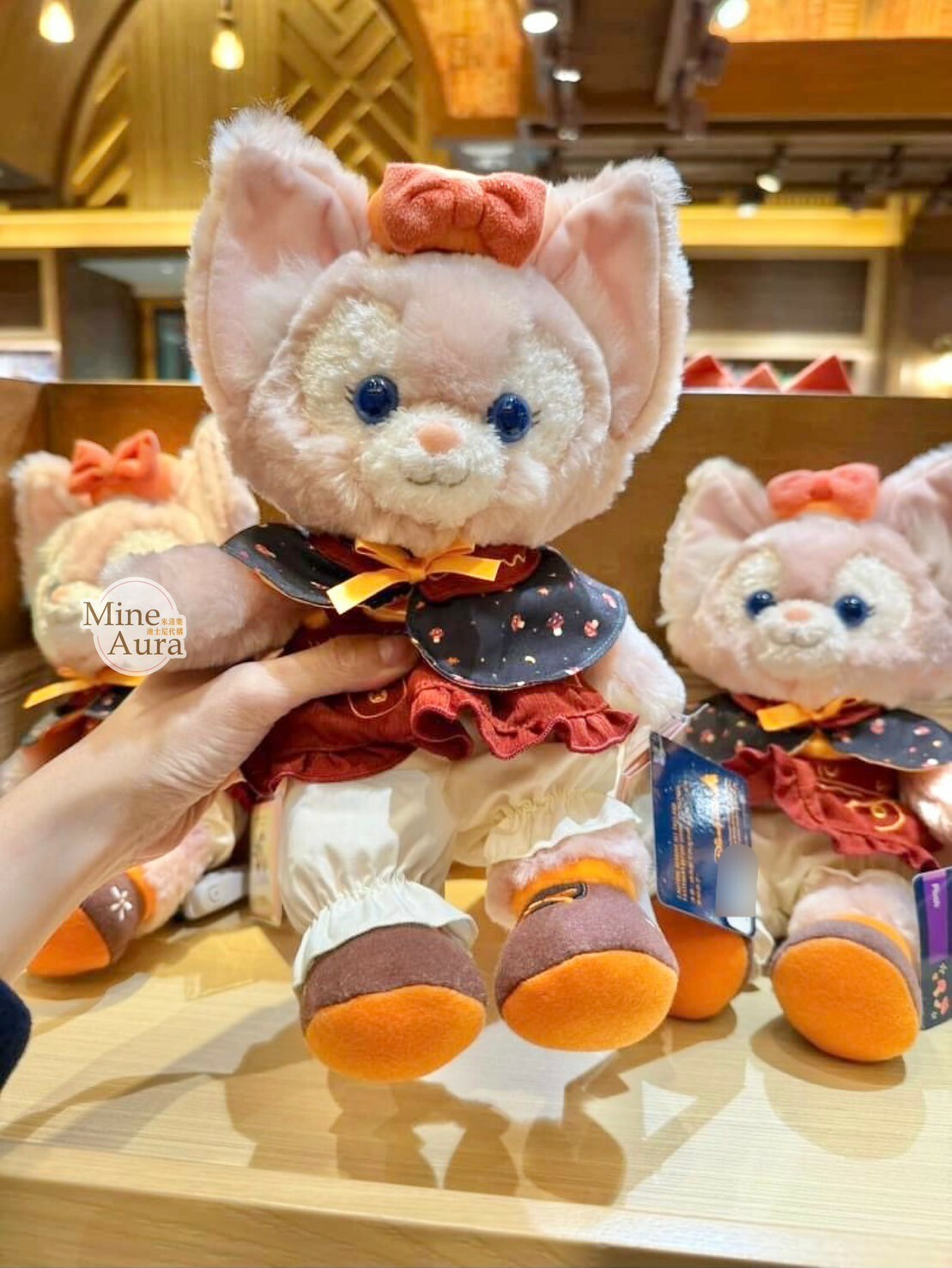 2024 萬聖節限定 達菲 Duffy 與好友們 玲娜貝兒 LinaBell 絨毛 SS號 娃娃 玩偶 -香港迪士尼樂園