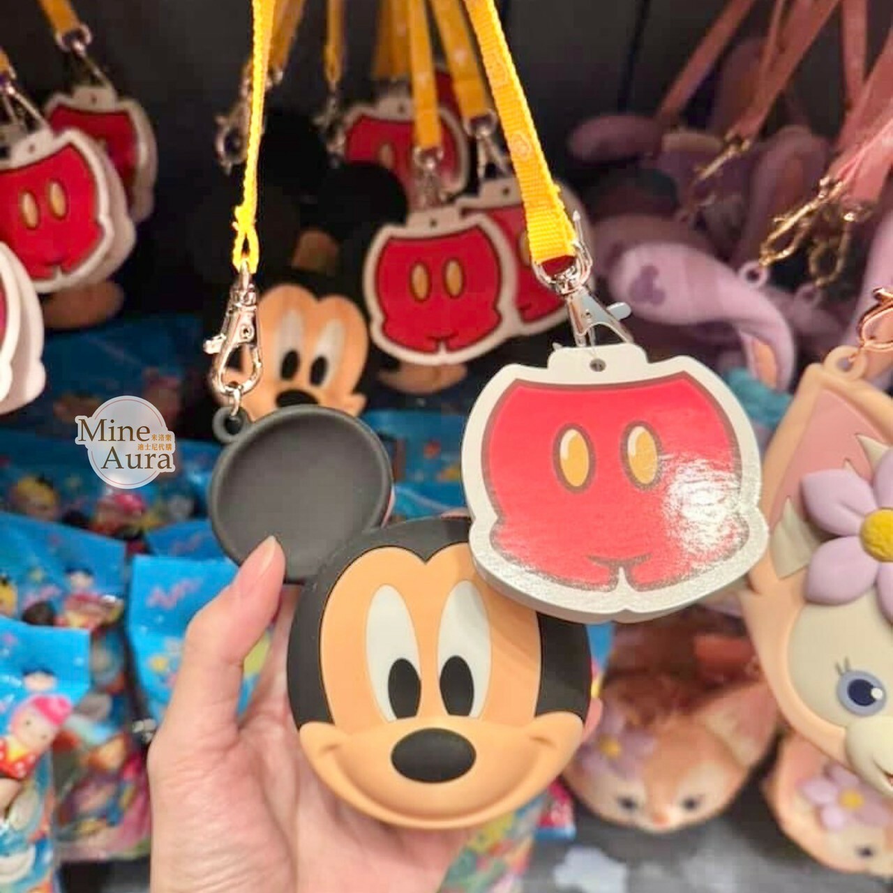 米奇 Mickey 矽膠 大頭造型 手提 糖果盒 收納袋 -香港迪士尼樂園